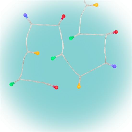 Somogyi MLC 40B/M LED-es Fényfüzér mini gömb izzós elemes 2.7m színes (MLC 40B/M)
