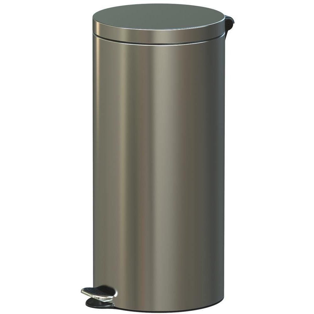 ALDA Soft-Close Freedom Fresh pedálos, 30 L, matt rozsdamentes acélból (SOFTF614B)