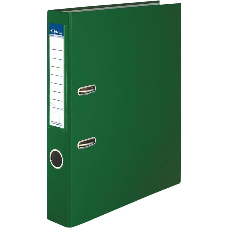 Victoria Basic iratrendező 50mm gerincvastagság, A4 zöld (IDI50ZN) (IDI50ZN)