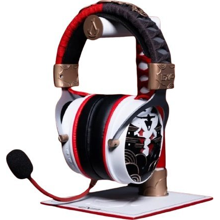 Lexip Assassin’s Creed Shadows Headset Kabel & trådløs Spil Bluetooth Sort, Guld, Rød, Hvid