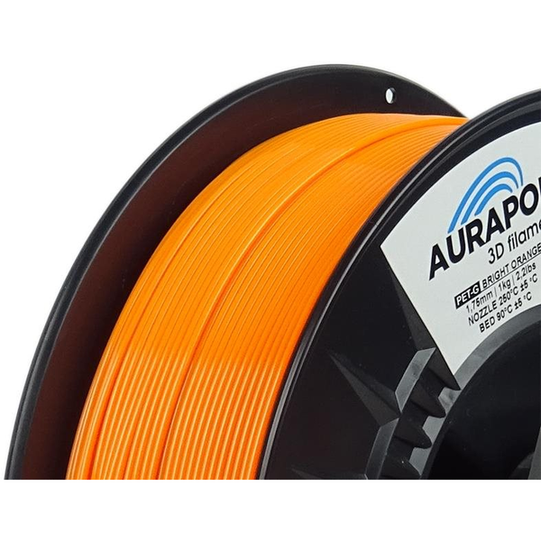 AURAPOL PLA 3D élénk narancssárga 1 kg 1,75 mm