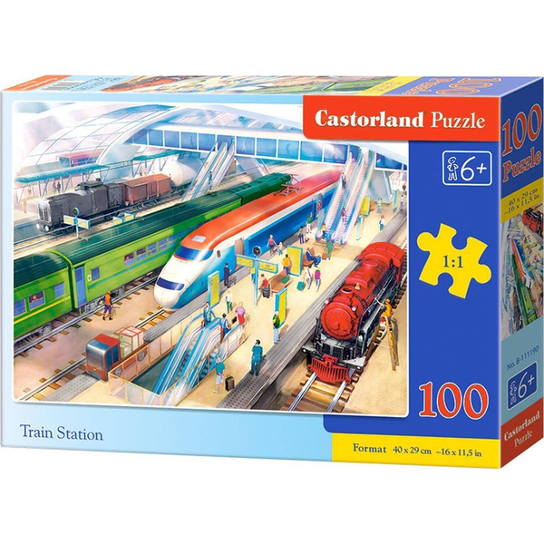 Castorland B-111190 puslespil 100 stk Tog