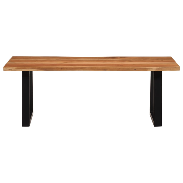 tömör akácfa dohányzóasztal 110 x 55 x 40 cm