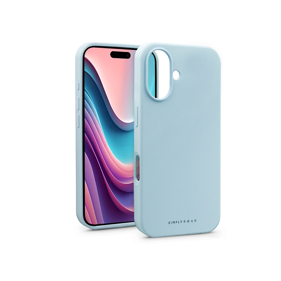 Apple iPhone 16 szilikon hátlap - Roar Cloud Skin - kék (KC311550)