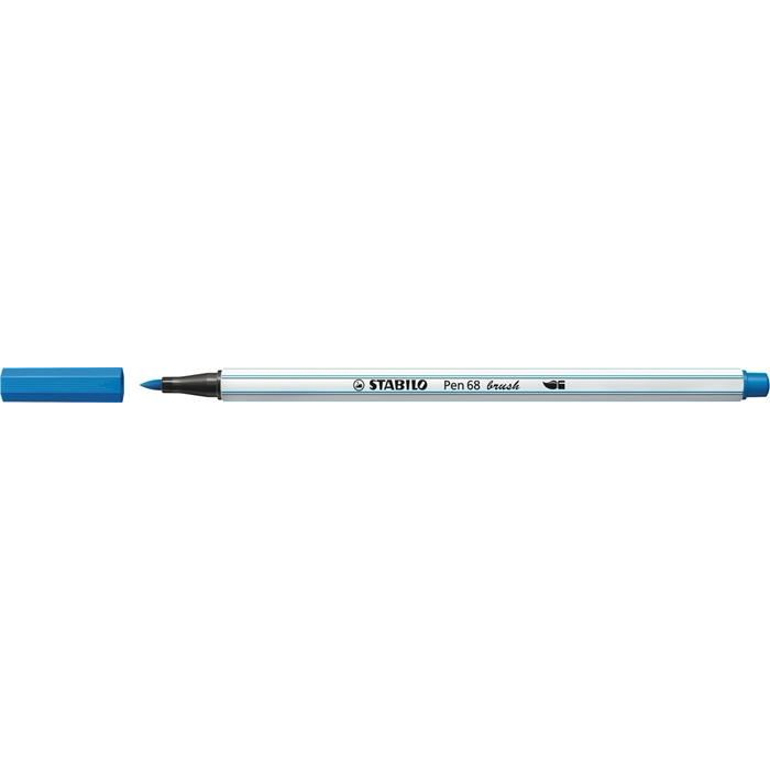 STABILO Pen 68 brush prémium ecsetfilc rugalmas heggyel kék (568/41) (568/41)