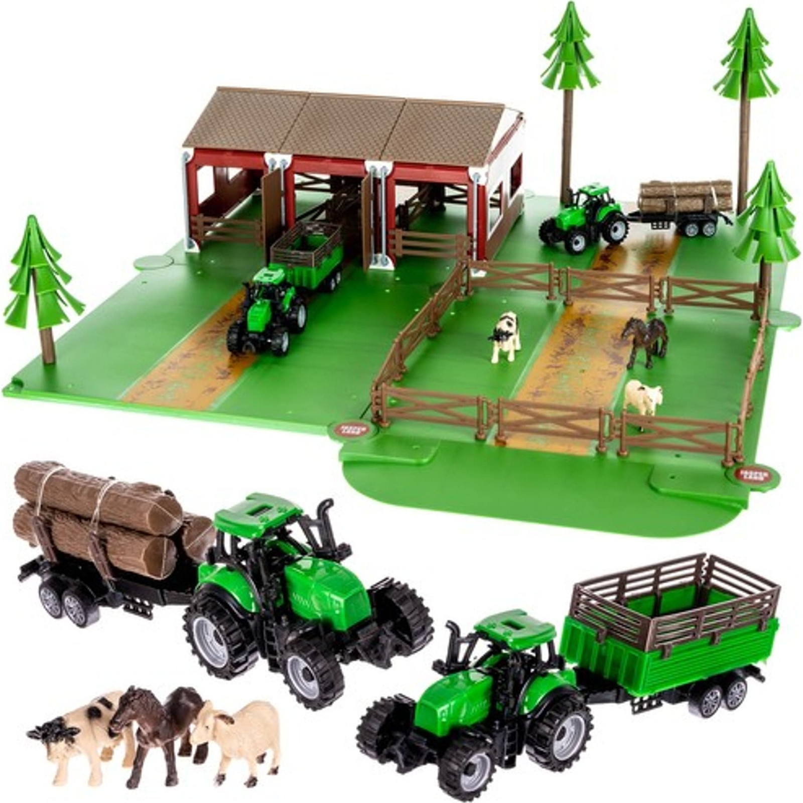 Farm Állatokkal + 2 Farmautó 22404 (5900779945548)