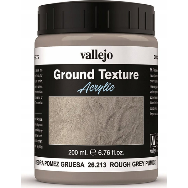  Vallejo Vallejo: 26.213 - Diorama FX - Ground Textures - Grey Pumice (200 ml)