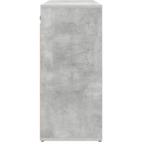 Cipősszekrény polcokkal Beton szürke 77.5 x 30 x 67 cm Faanyag