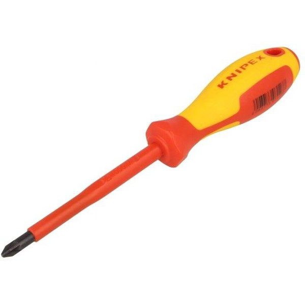 VDE kereszt csavarhúzó 212 mm, PZ 2, Knipex 98 25 02