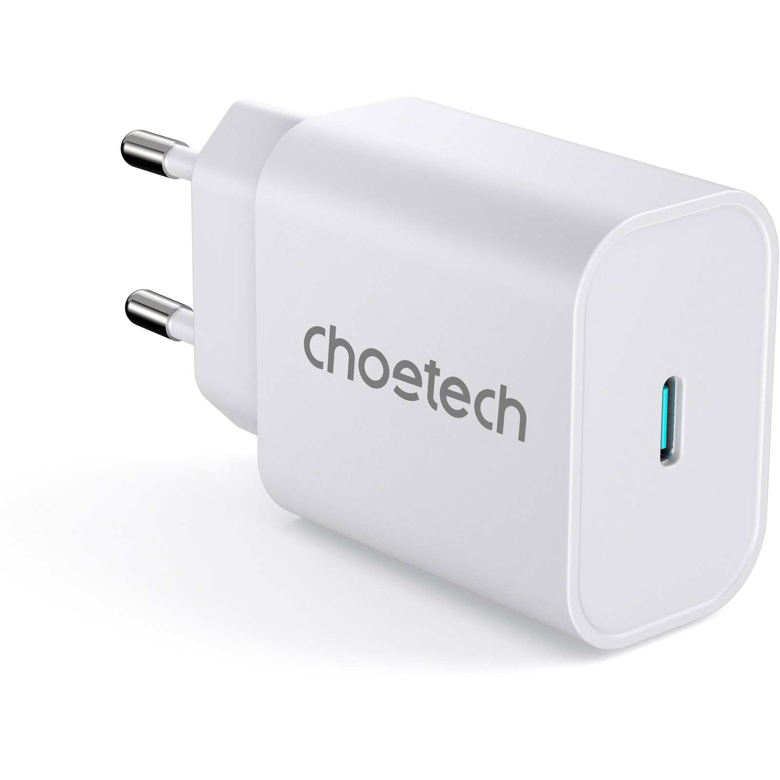 ChoeTech USB-C PD PPS Samsung Super Fast Charging 25W Charger - White (PD6003-WH)