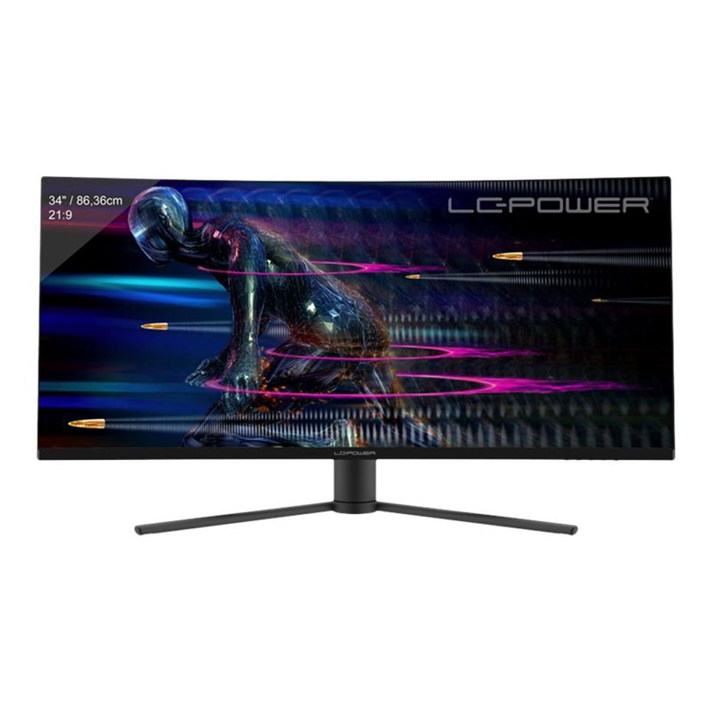 LC-Power LC-M34-UWQHD-165-C 34" Ultra-wide Ívelt Gaming Monitor 165Hz (LC-M34-UWQHD-165-C)