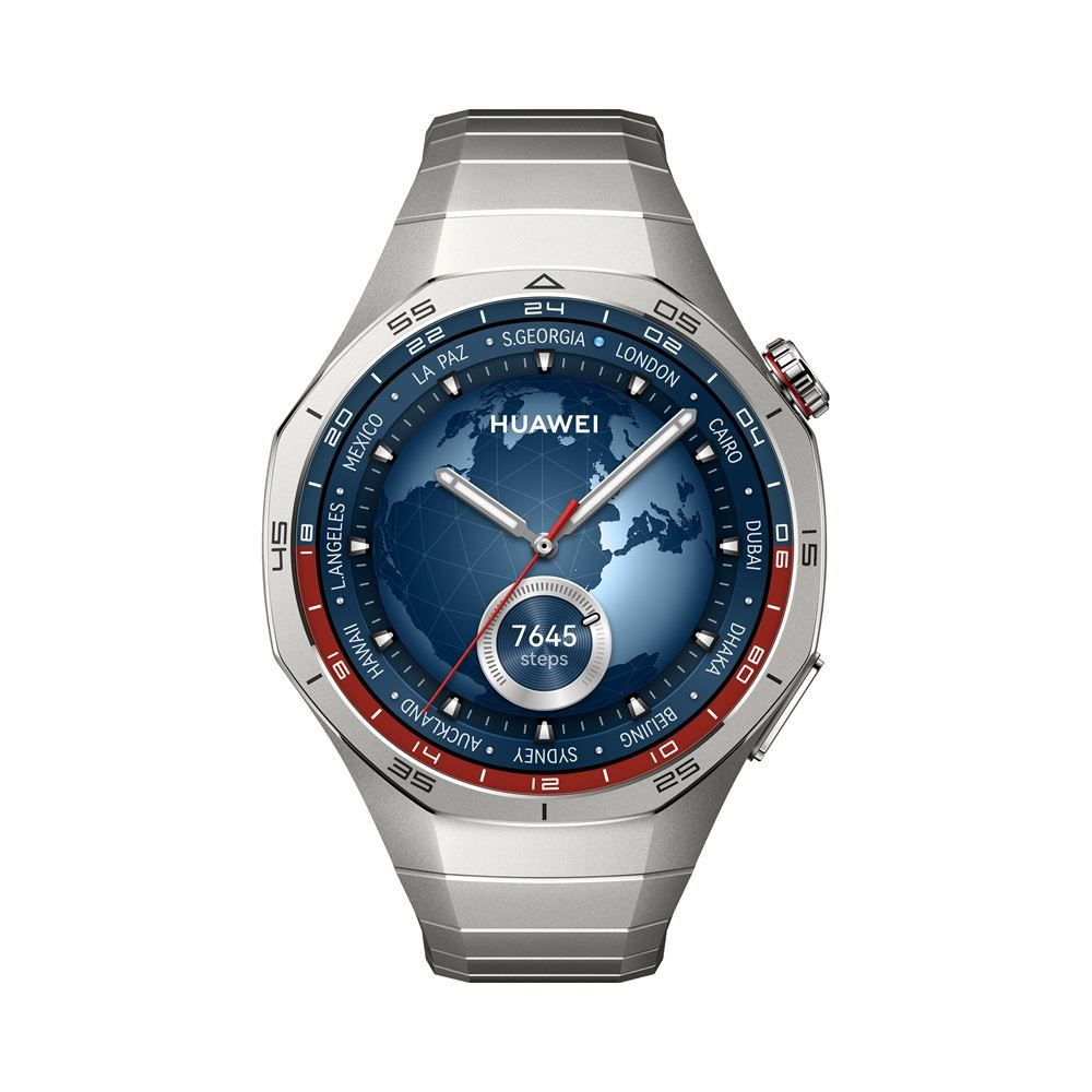 Huawei Watch GT5 Pro 46mm titánium okosóra AMOLED kijelzővel (55020DKB)