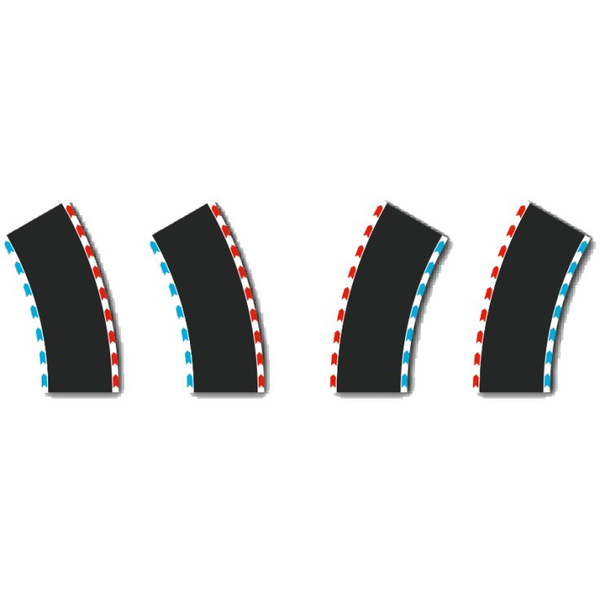 HYBRID Curves Radius 30° (zwei Module)