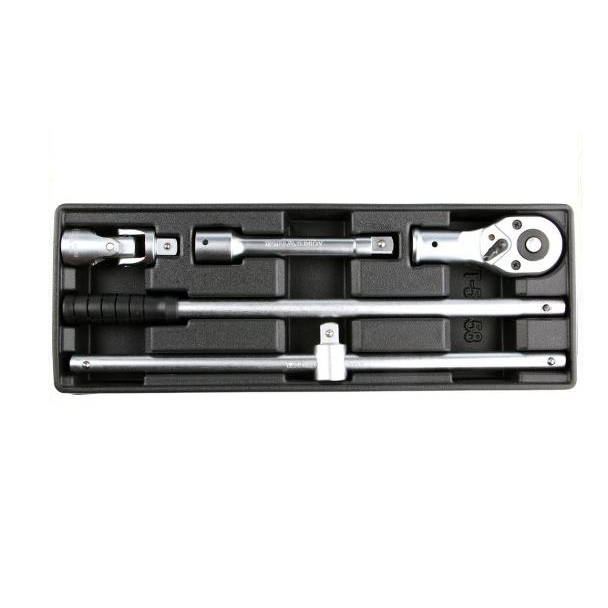 YATO Dugókulcs készlet racsnis 4 részes 3/4 col (fiókbetét) (YT-55458)