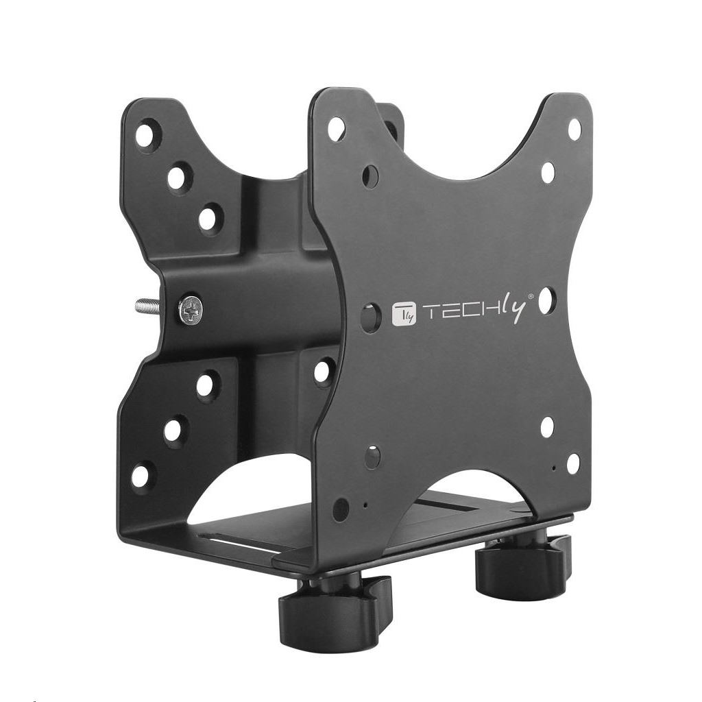Techly kar VESA / rúd/ pult alatti mini PC tartó (102796) (102796)