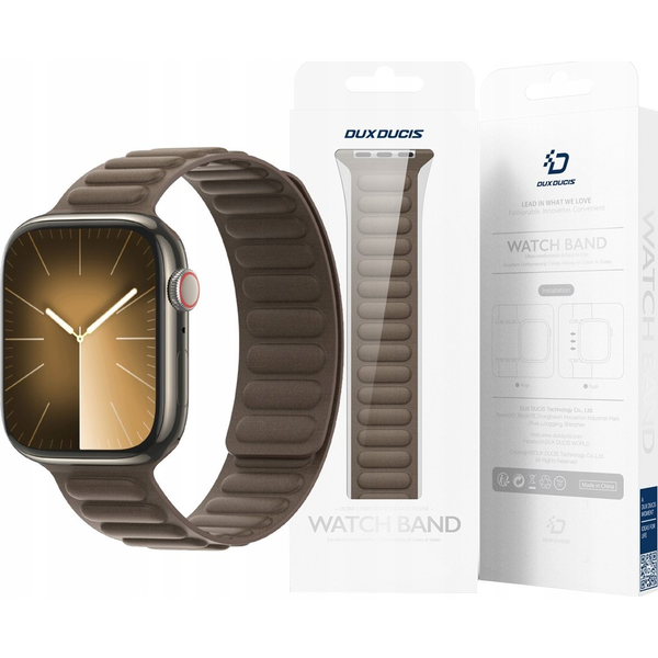 Dux Ducis Magnetic Strap Apple Watch 38/40/41mm - тъмно сив