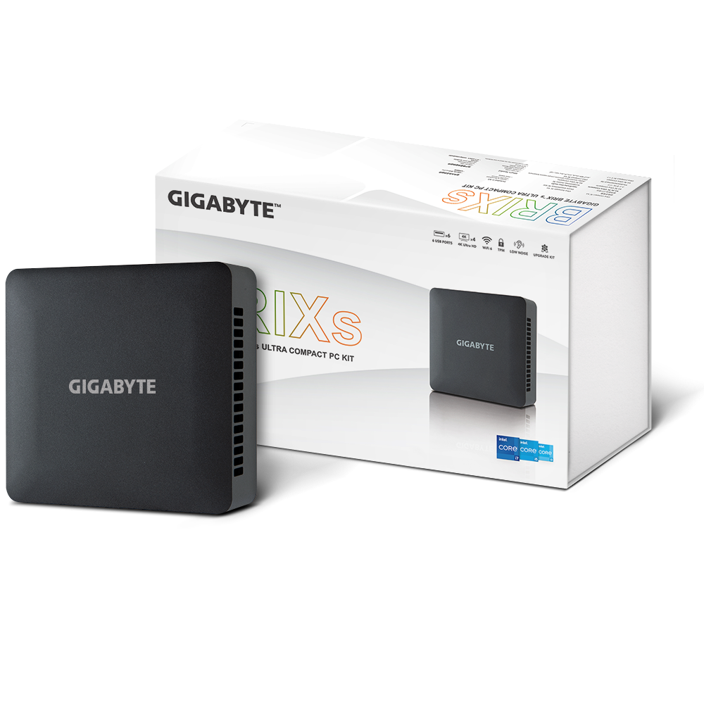 GIGABYTE BRIX Čierna i5-1335U (GB-BRI5H-1335)