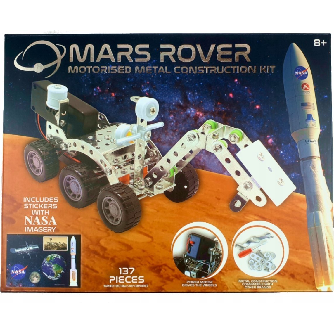 RMS Nasa Motorizált Marsjáró Építőjáték (5015934703120)