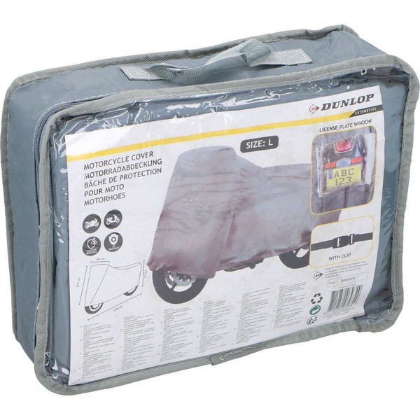 Takaróponyva motorra L-es PVC pamut béléssel 228x99x124cm 1,55kg DUNLOP