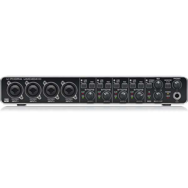 Behringer UMC404HD U-Phoria Felvevő Audió Interfész
