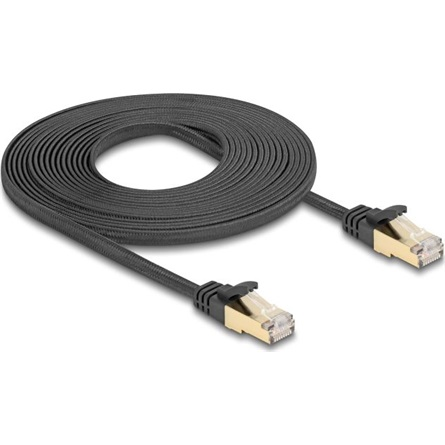 DELOCK RJ45 Flachb.Netzwerkkabel Cat.6A U/FTP St. zu St. 5m