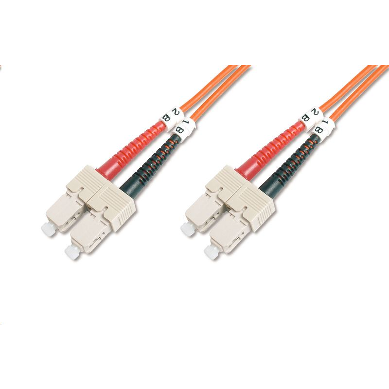 Digitus DK-2522-03 Fiber Optic Multimode patch kábel SC / SC 3m narancssárga (DK-2522-03)