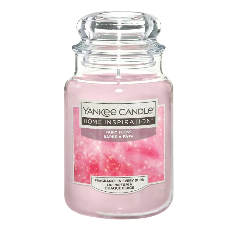 Yankee Candle Home Inspiration Fairy Floss Illatgyertya 538g - Rózsaszín (1630269E)