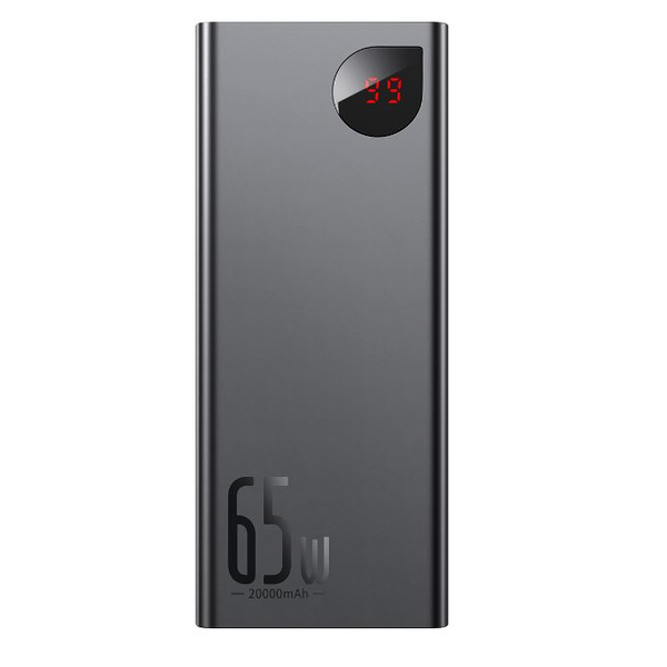 Baseus Adaman Metal 20000mAh 65W черна Power Bank