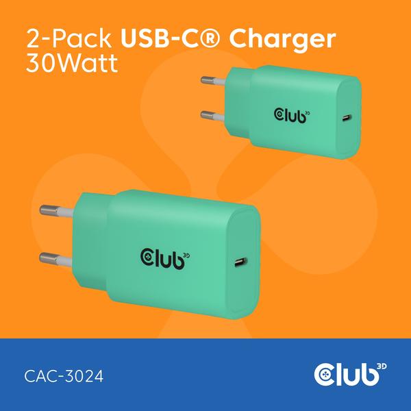 CLUB3D CAC-3024 unități de alimentare cu curent 30 W