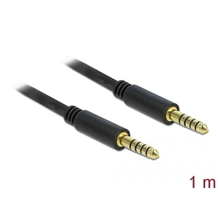 Audio kabel stereo Jack 4,4 mm 5pin M/M 1 m pozlacený Delock 85791