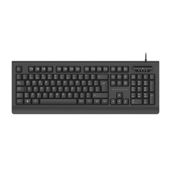 Conceptronic KAYNE01ES πληκτρολόγιο Γραφείο USB QWERTY Ισπανικός Μαύρος (Μαύρο)