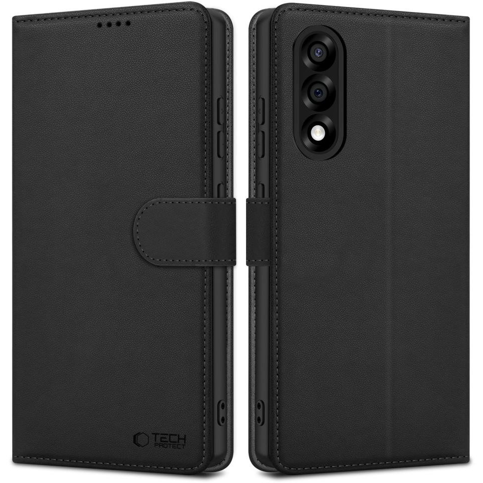 TECH-PROTECT Wallet oldalra nyitható tok kártyatartóval OnePlus Nord 5 fekete (5906302330850)