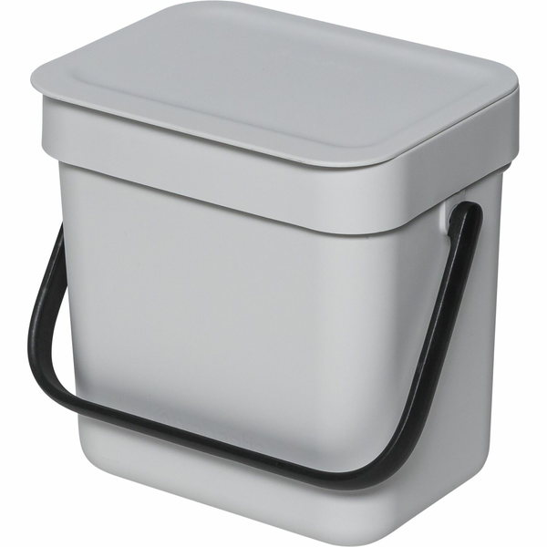 Brabantia 213229 Sort & Go szemetes kuka 3 L - világosszürke