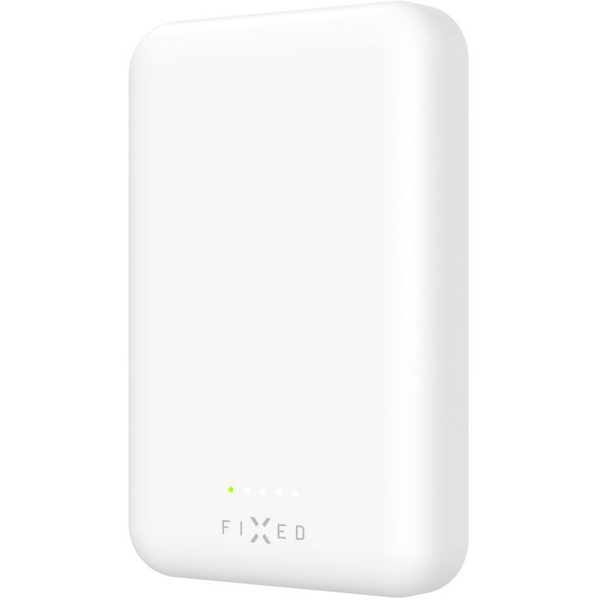 FIXED MagZen Power Bank 6000 mAh MagSafe Vezeték nélküli Töltő Fehér