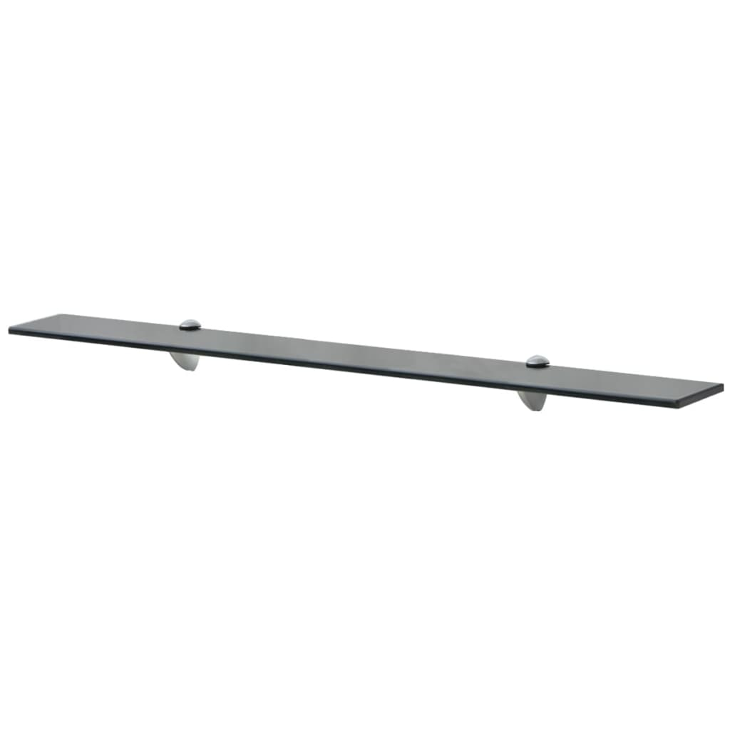 2 db lebegő üvegpolc 90 x 20 cm 8 mm (3051532)