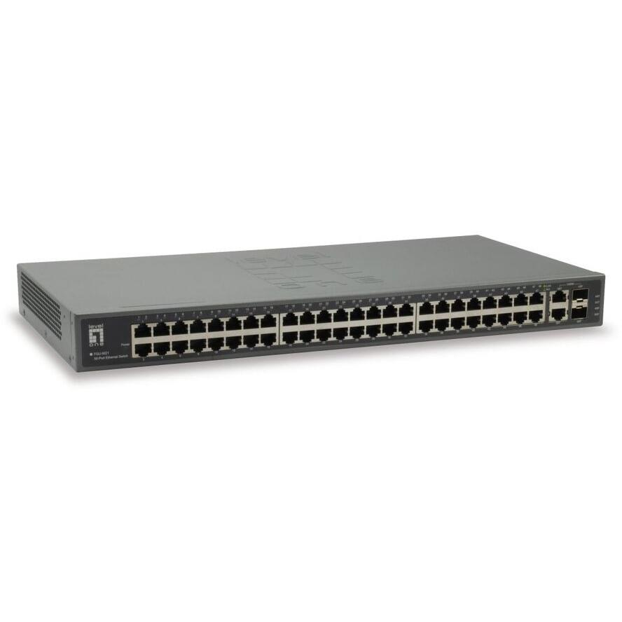 LevelOne FGU-5021 hálózati kapcsoló Fast Ethernet (10/100) Szürke (FGU-5021)