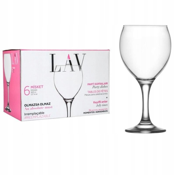 Copa Gran Vino Pack 6 Misket - Art&craft - 20084 - 36 Cl