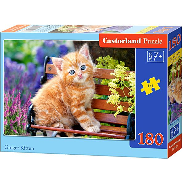 Castorland Ginger Kitten 180 pcs Puzzle 180 pz Fauna