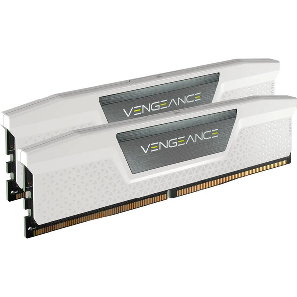 32GB 5600MHz DDR5 RAM Corsair VENGEANCE RGB White (2x16GB) (CMH32GX5M2B5600C40W)