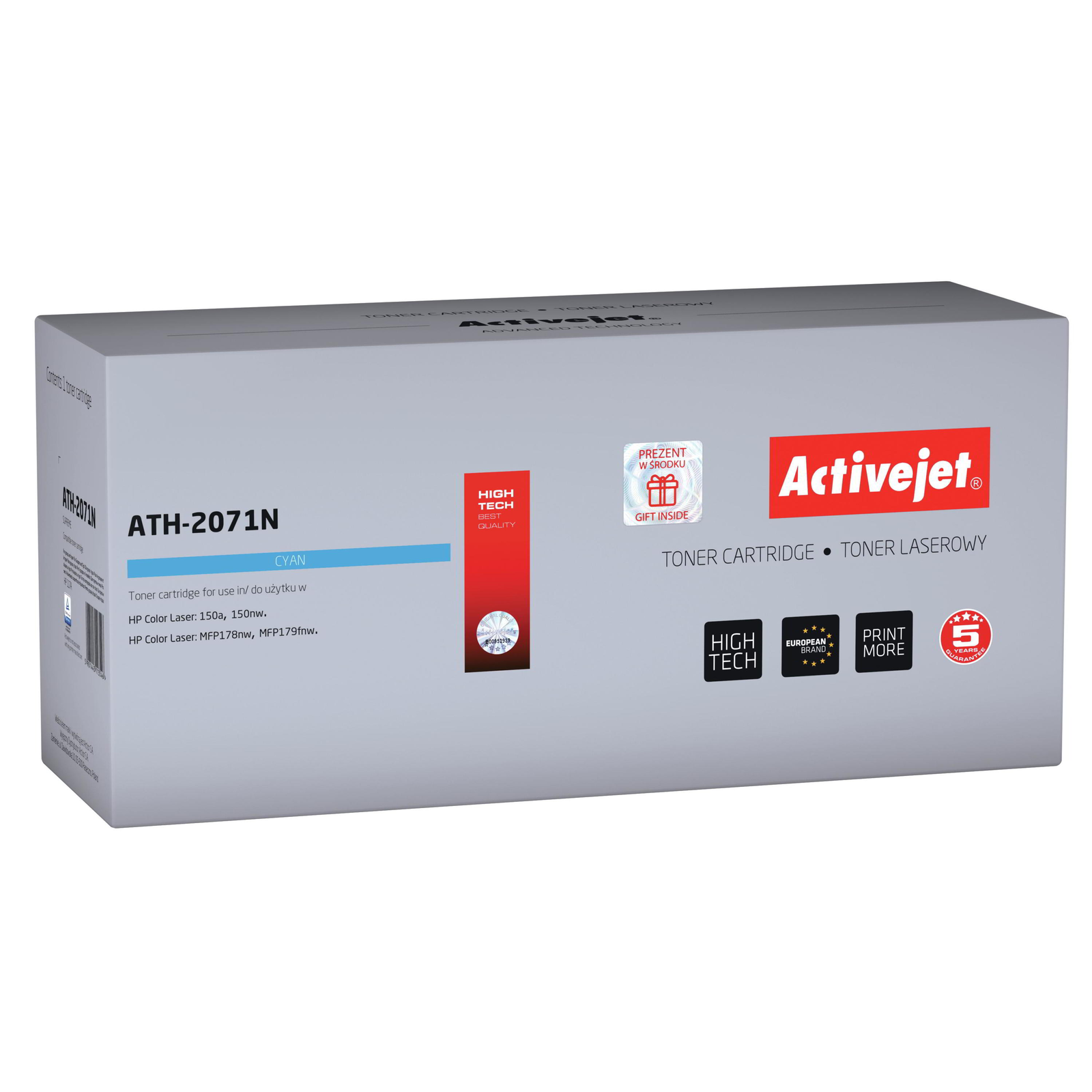 Activejet (HP 117A 2071A) Toner Cián (ATH-2071N)