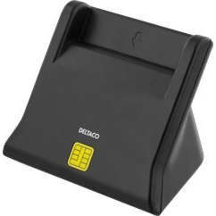 Czytnik Deltaco Czytnik czarny USB UCR-156
