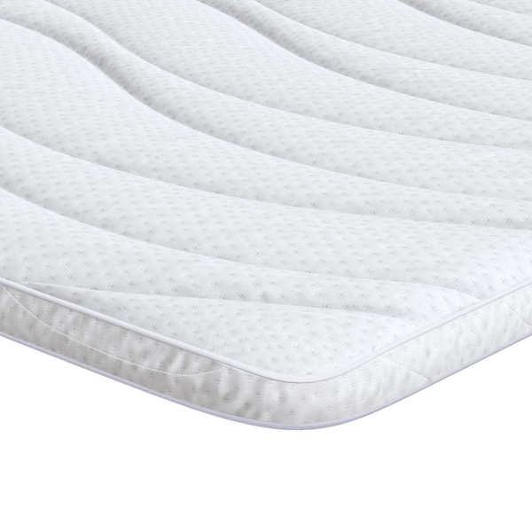 Păturile pentru saltea Alb 160 x 200 cm Polyester fără adeziv