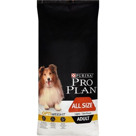 Pro Plan Adult All Size Light/Sterilised Optiweight Száraztáp 14 kg (7613035122819)