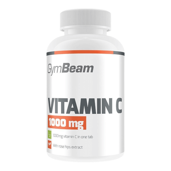 Výživový doplnok GymBeam Vitamín C 1000 mg vitamín C tablety 30 ks.
