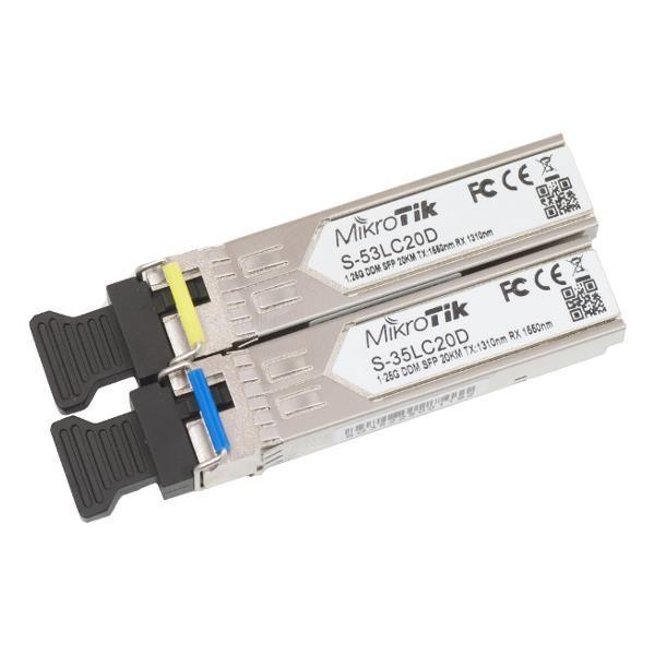 S-3553LC20D - sada transceiverů MikroTik SFP LC (S-3553LC20D)
