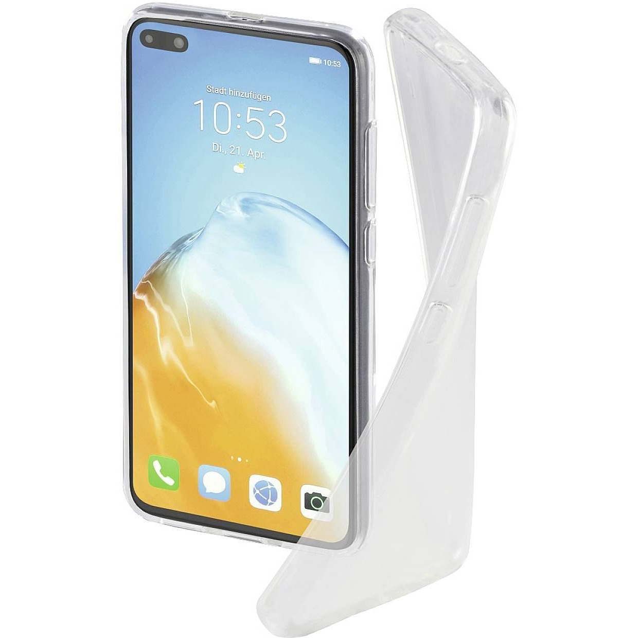 Hama Crystal Clear Cover Huawei P40 hátlap tok átlátszó (00188726) (HA00188726)