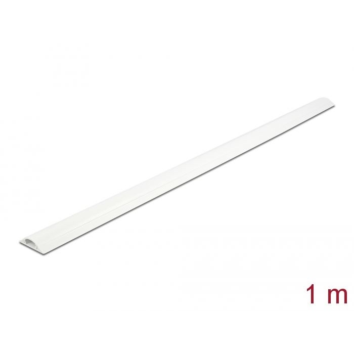 Delock Kábelcsatorna 30 x 8 mm 1 m fehér (20704) (d20704)