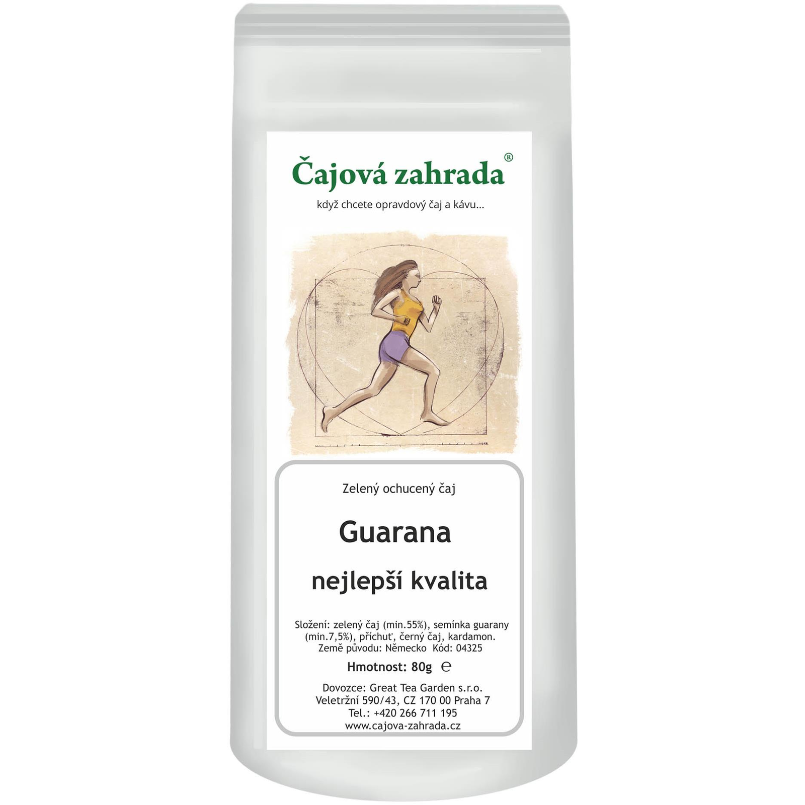 Tea Garden - Guarana - green flavored tea, 80 g (04325)