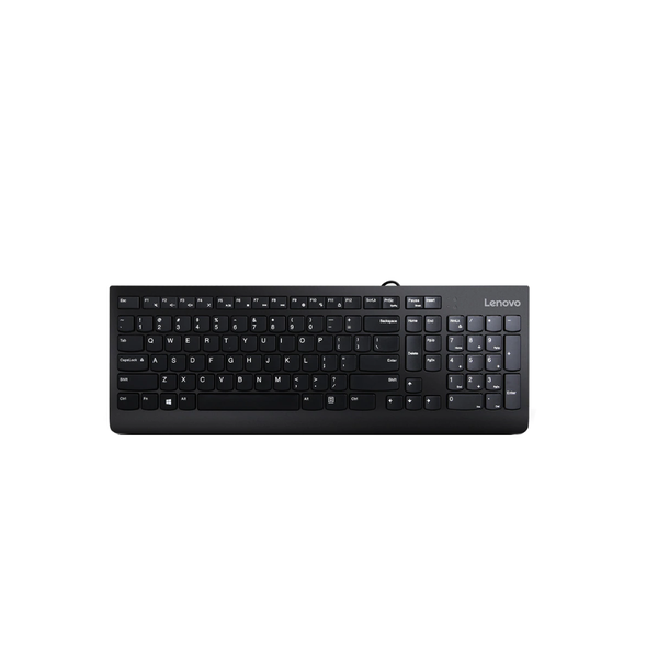 Lenovo 300 clavier Souris incluse Universel USB QWERTY Anglais Noir