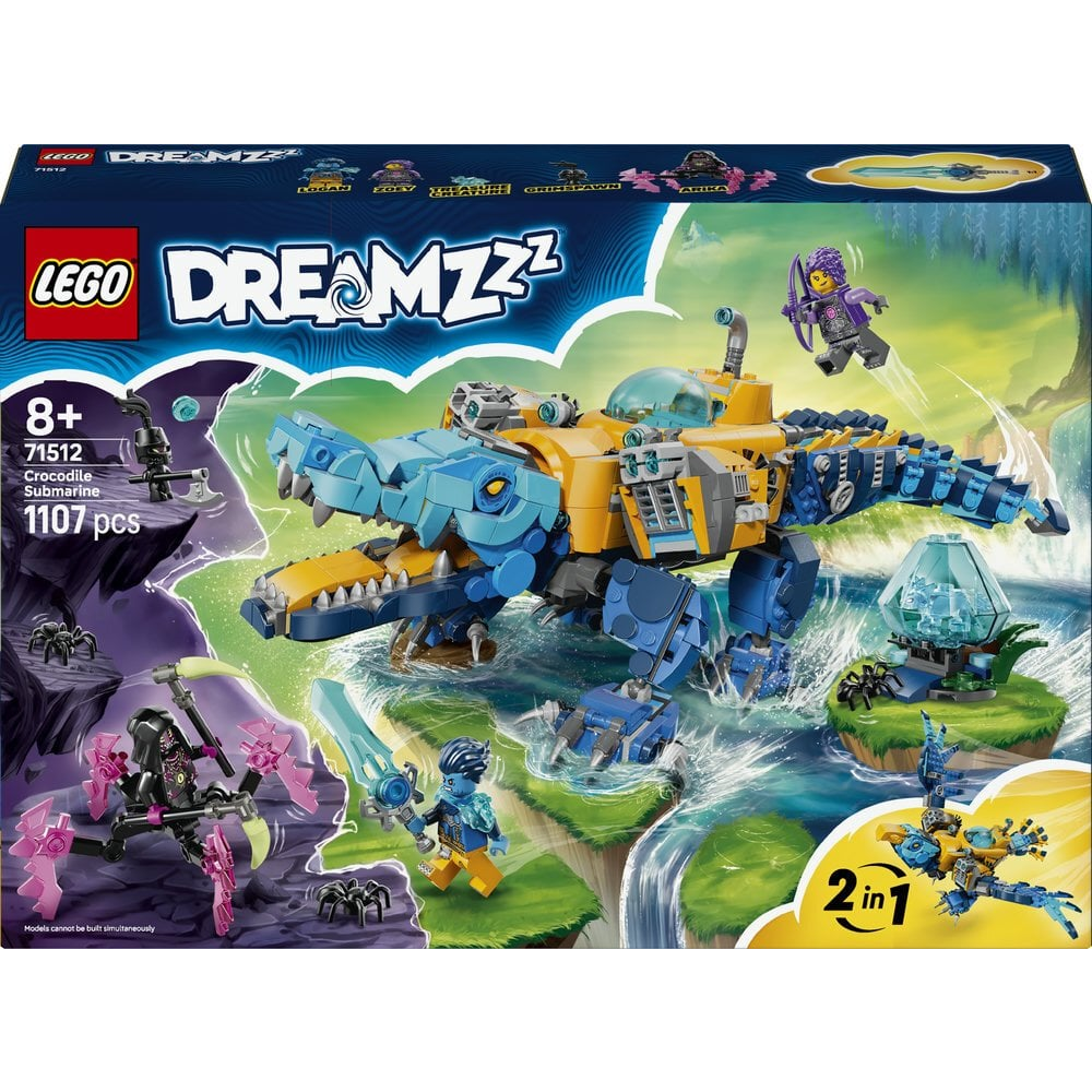 LEGO® DREAMZzz: Krokodil-tengeralattjáró (71512) (71512)